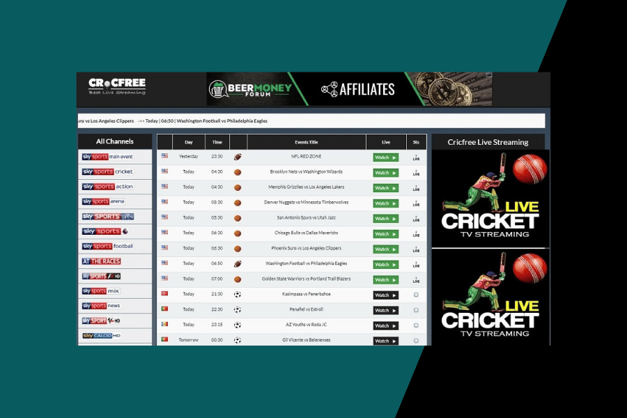 使用 cricFree 免费播放 UFC